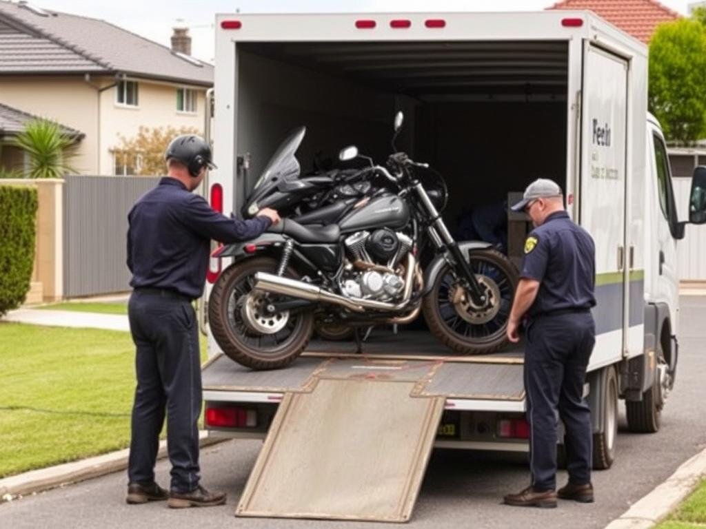 Free motorcycle removal service in Craigmore
