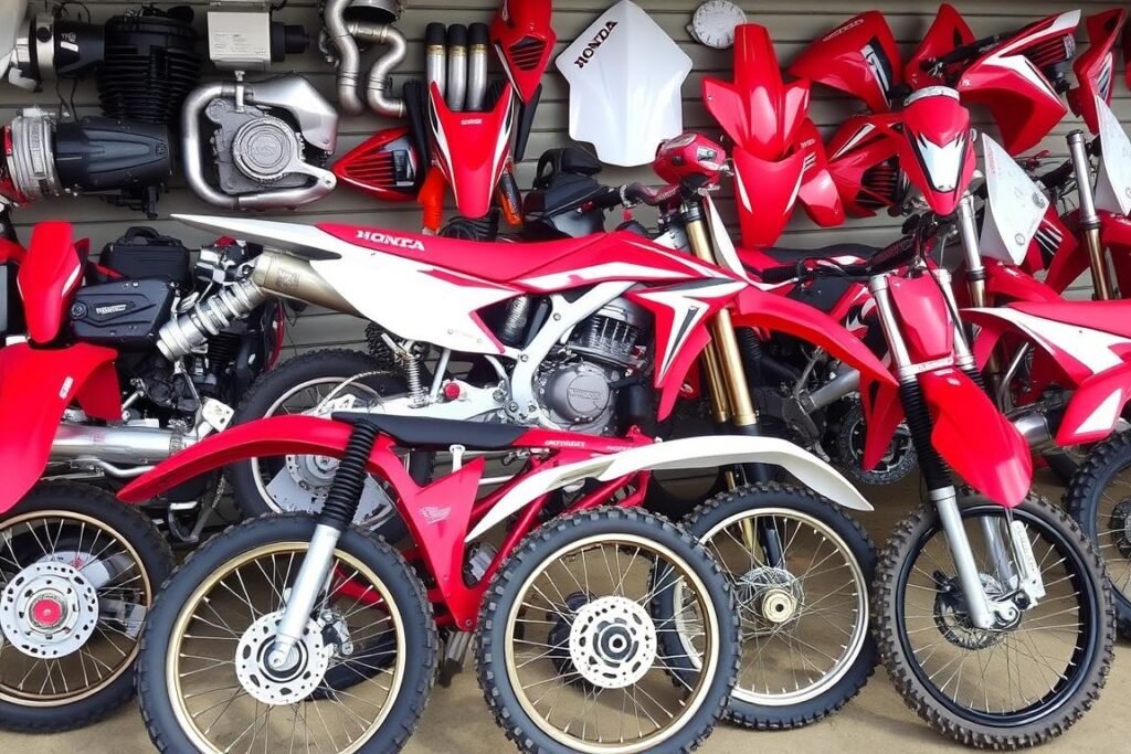 Honda CRF dirt bike parts at Motorbike Wreckers Elizabeth