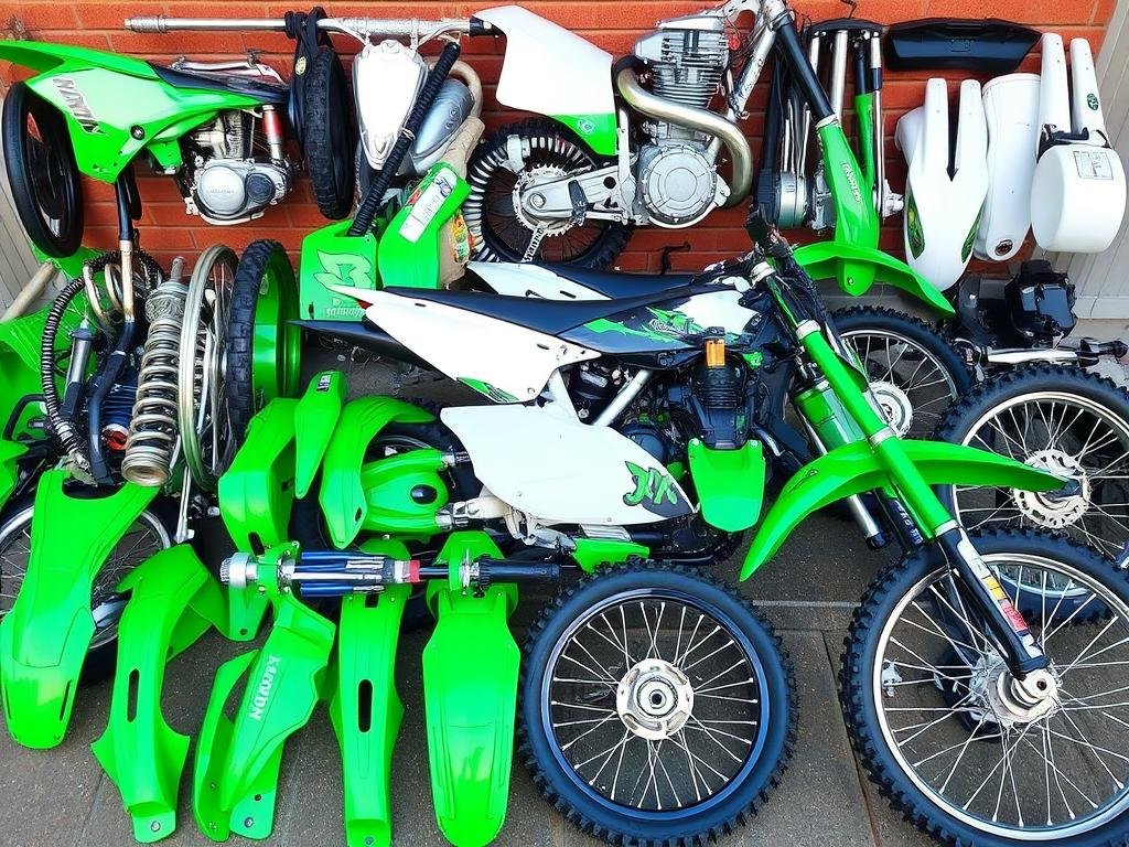 Kawasaki KX dirt bike parts at Motorbike Wreckers Elizabeth