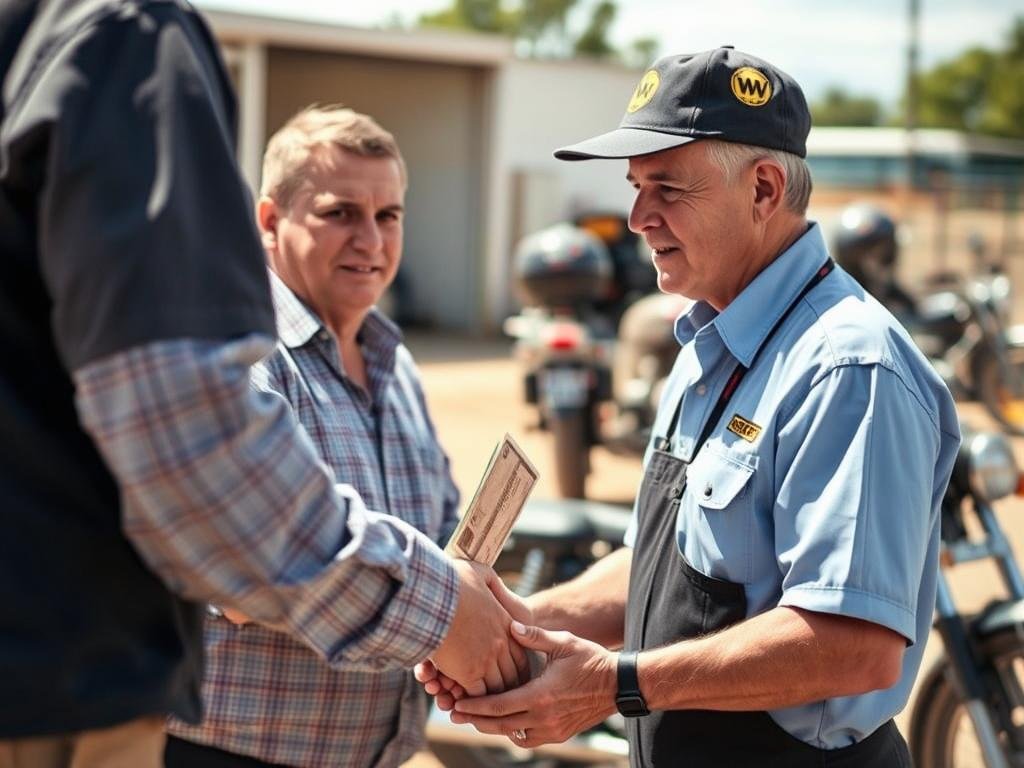 Selling old motorcycle to wreckers in Munno Para West