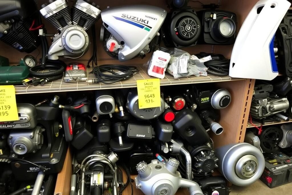 Suzuki GSX parts inventory at Motorbike Wreckers Elizabeth